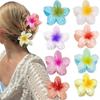 Hawaiian Flower Hair Claw Clips Large Claw for Thick/Thin Hairpins for Women Girls Barrettes Beach Summer Hair Accessories Gifts