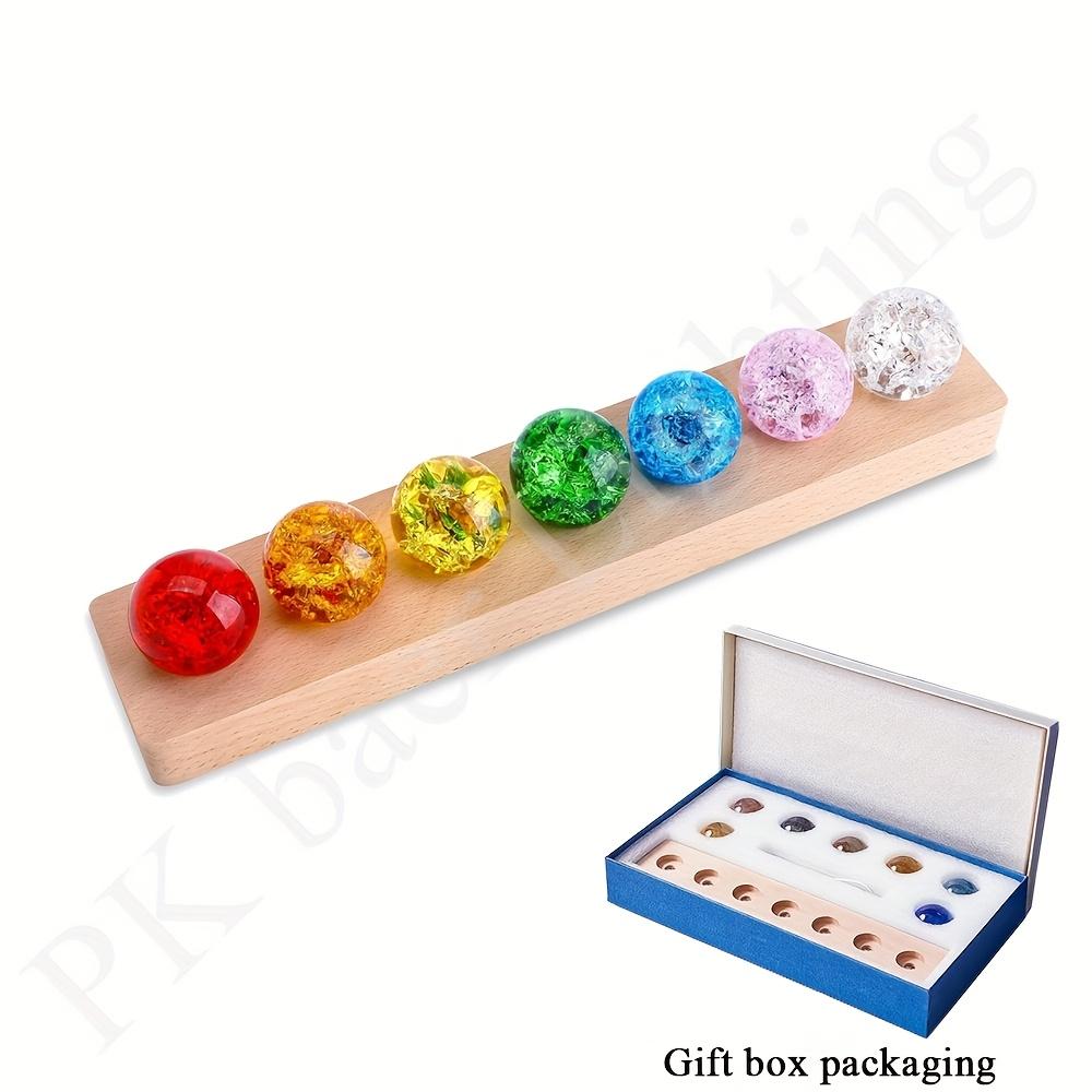 7 шт. Сферы Светодиодная Ночная Подсветка Хрустальный Шар Медитация Гостиная Украшение Шар Подарок на День Рождения Рождество День Матери День Святого Валентина Выпускной