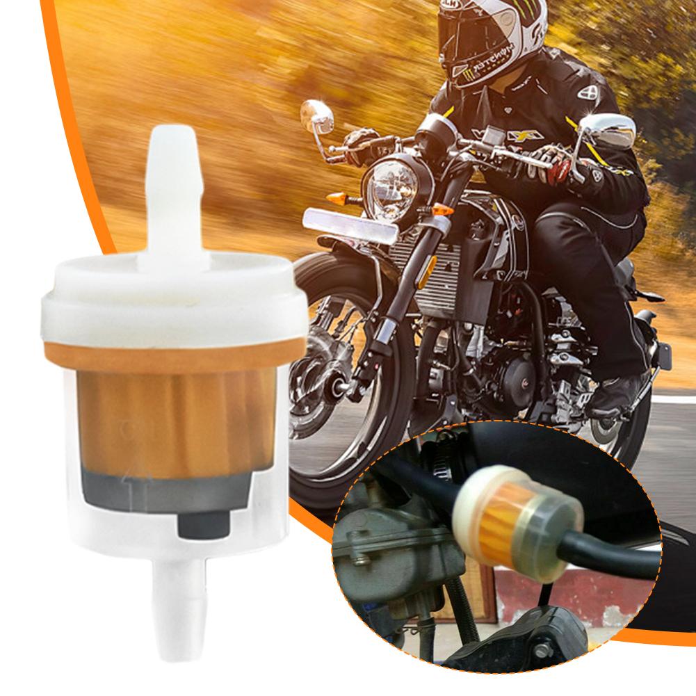 Motorcycle Small Engine Inline Carb Liquid Petrol Gasoline Filter Motorcycle Oil Filter for 110-200 Single Cylinder Engine