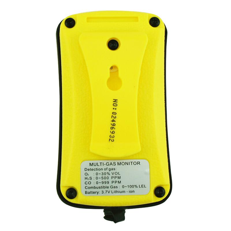 SMART SENSOR AS8900 Многофункциональный портативный детектор газа-монитор 4 в 1 O2 H2S CO Горючий газ Кислород Сероводород Угарный газ