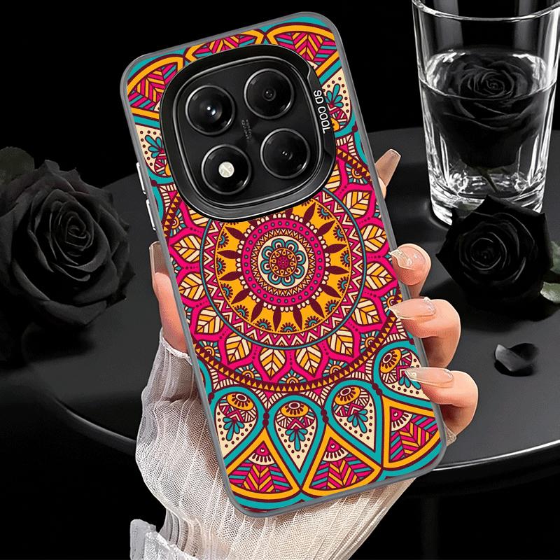 Mandala Style Pattern Shockproof Phone Case for Xiaomi Redmi Note 15 14 13 12 Pro Plus 11 11S 11T 5G Cover Anti Fall Fundas