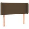 VidaXL LED Headboard Bedroom Furniture Single Bed Accessory Headboard Frame Interior Dark Brown 3122933