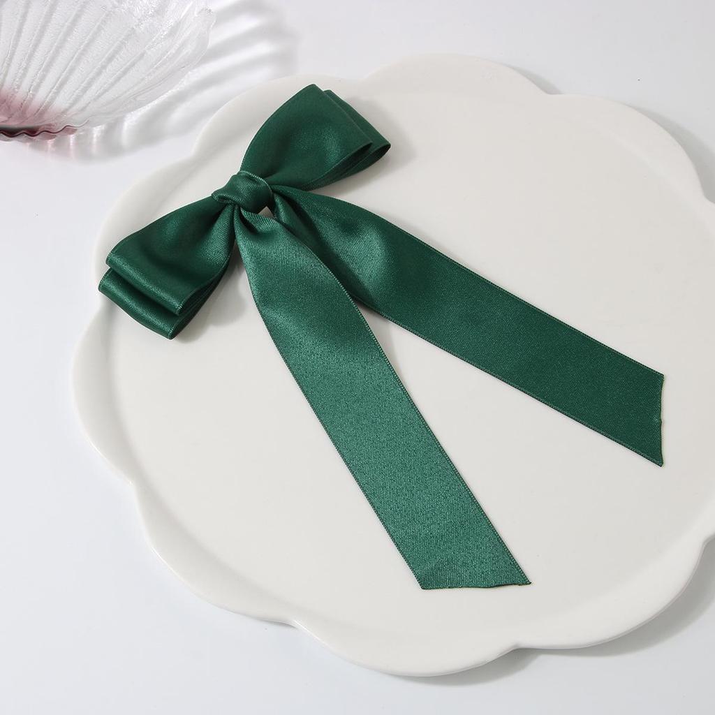 Заколка-уточка с бантом в балетном стиле 4 см: Дофаминовый Сладкий Плетеный Аксессуар для Волос