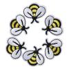Non-woven Fabric Bee Embroidered Patches  Sewing Patches Bee Fabric Applique  Bags