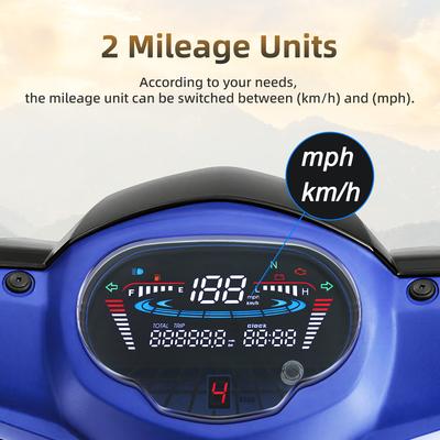 Спидометр для Yamaha Sight 115/Crypton Fi 114 Sirius fi VEGA RR/ VEGA FORCE Мотоциклетный светодиодный цифровой спидометр тахометр