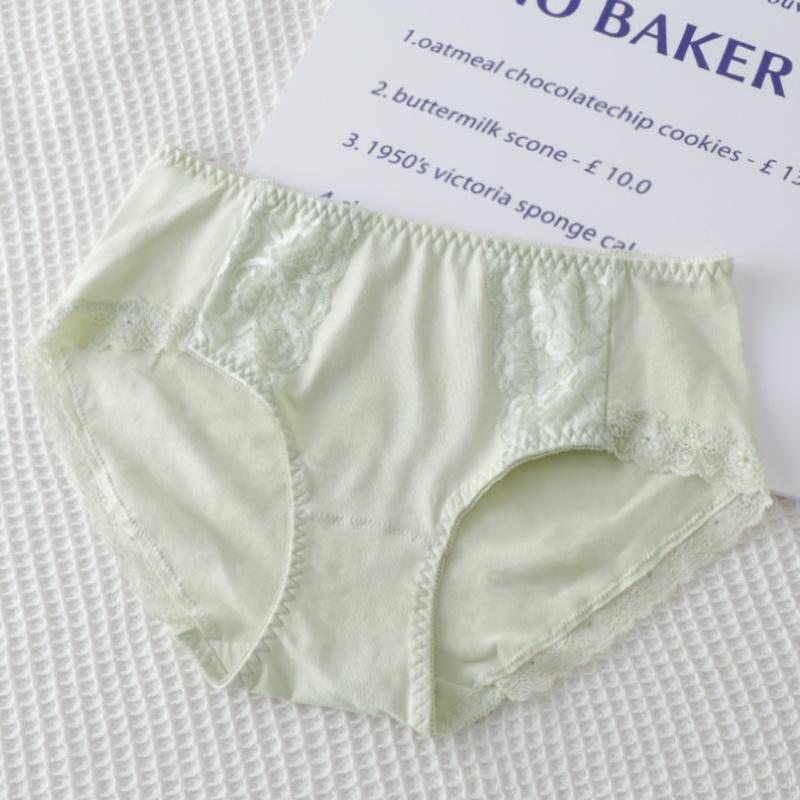 Бесшовное нижнее белье для женщин, антибактериальные трусы, дышащие удобные однотонные трусики со средней талией
