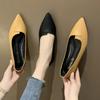 Pointed Head Shallow Mouth Flat Shoes Ladyshoes Versatile Soft Sole Flat Shoes Single Shoes Women's 2025 Spring and Autumn New Models