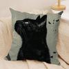 Black Cat Cushion Cover Pillowcase Ultra Soft Skin Friendly Fabric Cloud Like Comfort  Concealed Zipper