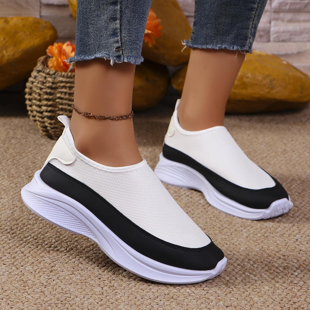 Fashion Women Casual Sport Shoes Light Sneakers Women's White Outdoor Breathable Mesh Black Running Shoes Athletic Jogging Tennis Shoes