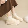 Fleece High-top Snow Boots Women's Winter New Student Is Warm Casual Shoes Cotton Shoes