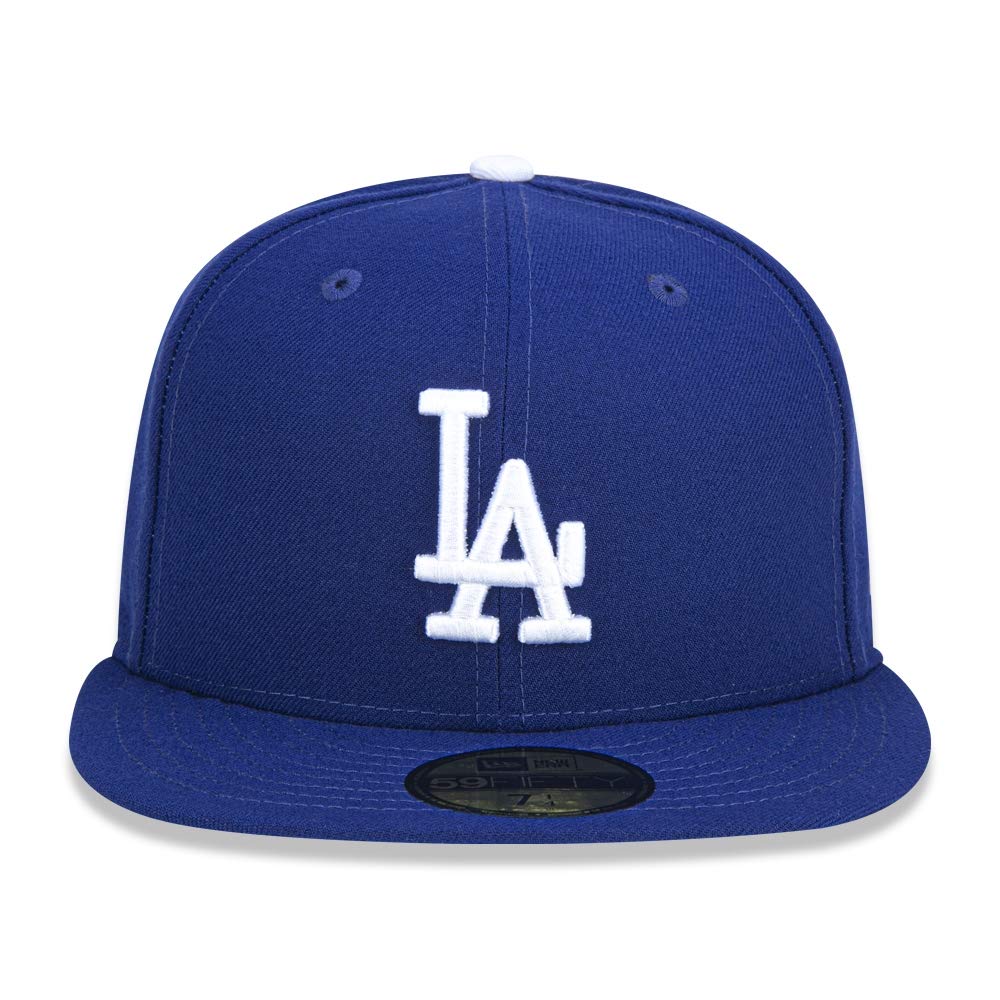 Кепка New Era 59FIFTY Fitted, Los Angeles Dodgers 2017 MLB Authentic Collection, Stadium Game, Размер США: 7 1/8, Цвет: синий