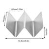 1 Pcs Steel Taco Holder 13.5 X 10cm 2 Tortillas Capacity