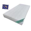 Lot of 2 Mattresses 19cm 80x200 Firm for Articulated Base Non-Deformable Foam 2 Memory Pillows 2 Mattress Protectors