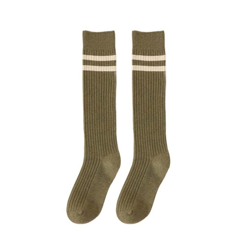 Knitted Cotton Socks Solid Color Stockings New Fashion Women Socks