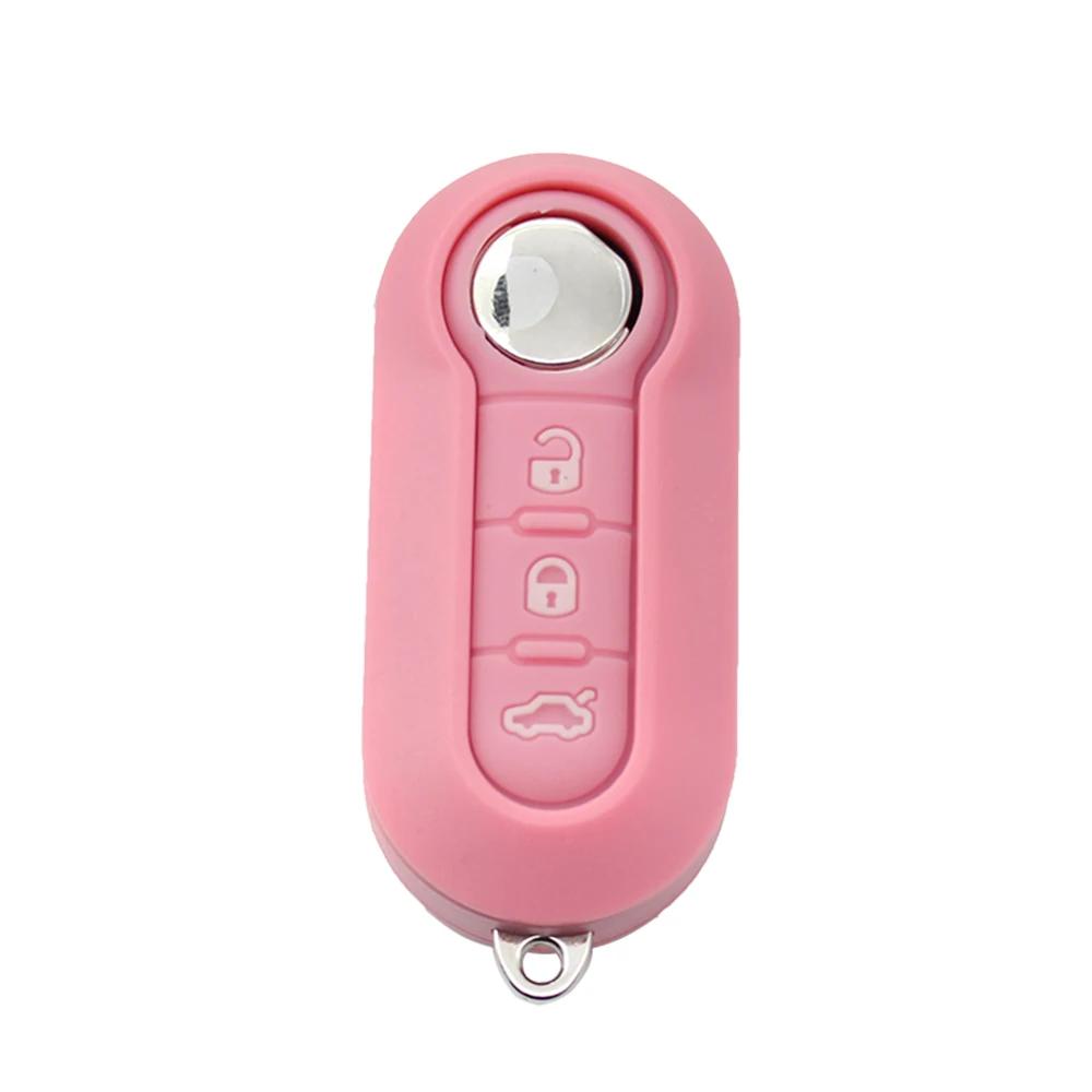 Cocolockey 3 Buttons Flip Remote Key Shell for FIAT 500 Bravo Croma Doblo Ducato Fiorino Linea Panda Grande Punto Scudo