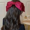 1Pcs Big Bow Satin Hair Clip Korean Fashion Pinches Hair Pin New Hair Bows  for Hair Accessories