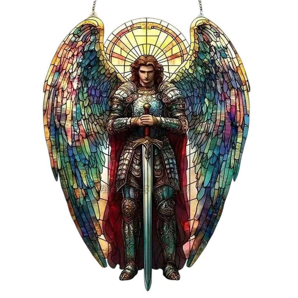 Красочное художественное украшениеЗначительное и изящное украшение, которое улучшит атмосферу в любой комнатеАкриловое украшение, элегантный религиозный подарок