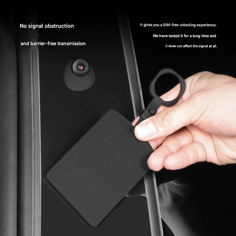 Tesla Model Y Silicone Car Key Protective Cover & Card Bag