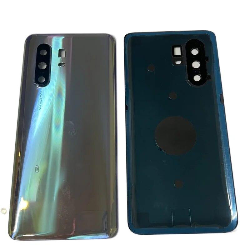 Задняя крышка для VIVO X30 Pro V1938T, крышка батарейного отсека, заднее стекло, замена корпуса задней двери с объективом камеры