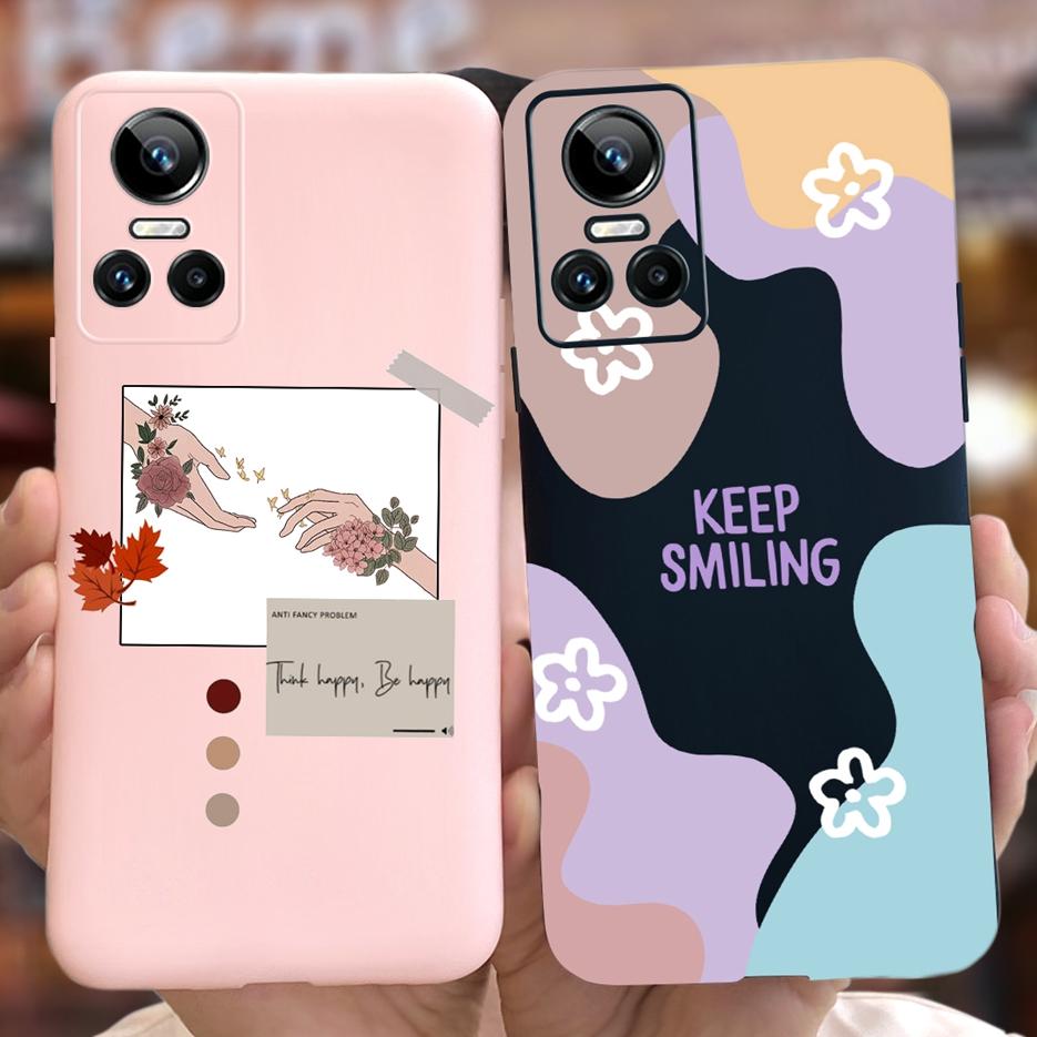 For Realme GT Neo 3 Case Colorful New Fashion Art Painted Cover For Oppo Realme GT Neo 3 80W / Neo3 150W Soft Slim Fundas Bumper