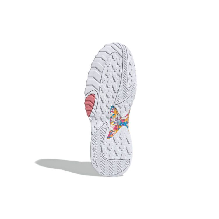 Adidas Оригинальные кроссовки для стритбола с круглым носком, на шнуровке, из синтетической кожи, нескользящие, износостойкие, низкие, для баскетбола, женские, белые FX7890