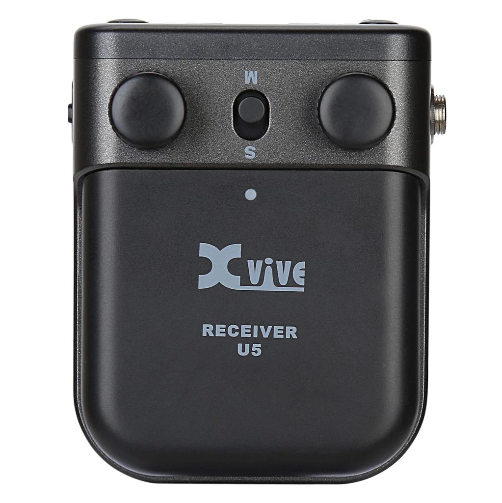 Xvive Wireless Pin Microphone System, 2.4GHz Digital Wireless System, 1 Channel (TX+RX Kit), Certified for Technical Standards In Japan, U5 (Includes