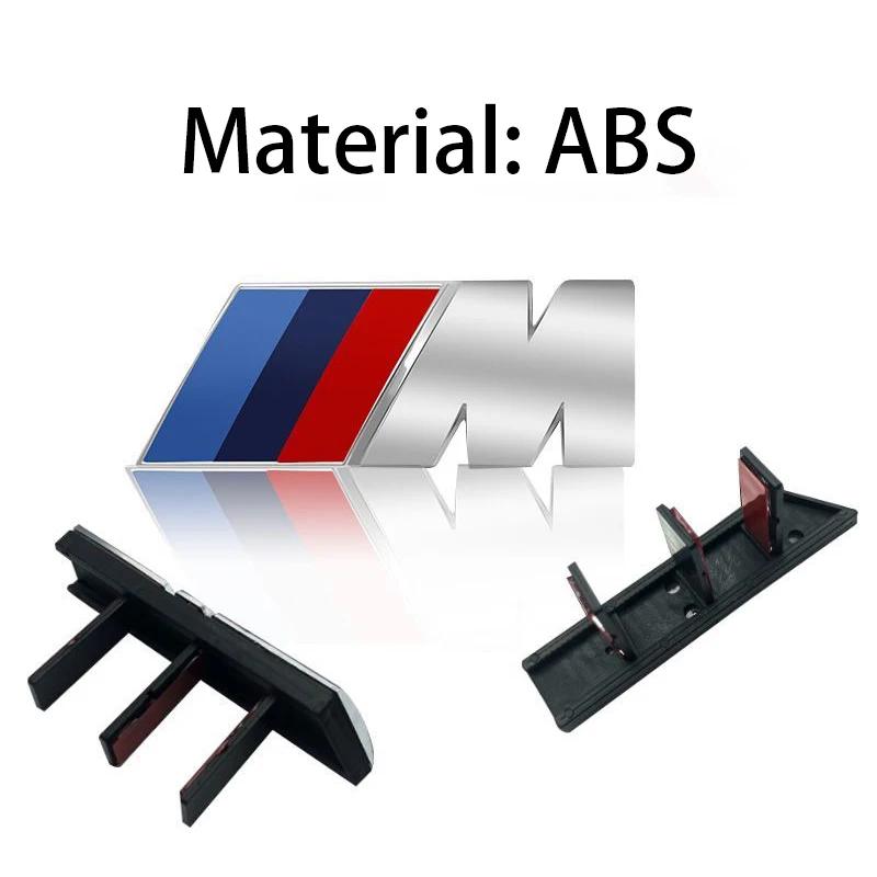 FTWG3 For BMW ABS 3D Car Front Grille Badge Emblem For BMW M Logo X1 X2 X3 X4 X5 X6 F48 G01 E84 E83 F39 F10 F30 G11 G07 G86 G80 G60 E6