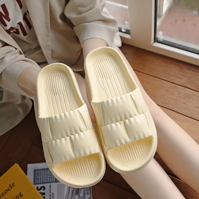 Summer Soft Sole EVA Household Slippers Women's Non Slip Home Bathroom Shower Couple Cool Slippers