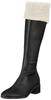 Randa Rain Boa Design Long Suitable for All Size Cm Women's Boots, Boots, Weather, Black, 22.5