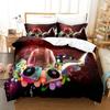 3D Music DJ Rock Bedding Set Single Twin Full Queen King Size Bed Set Adult Kid Bedroom Duvet Cover Sets Anime Parure De Lit Bed