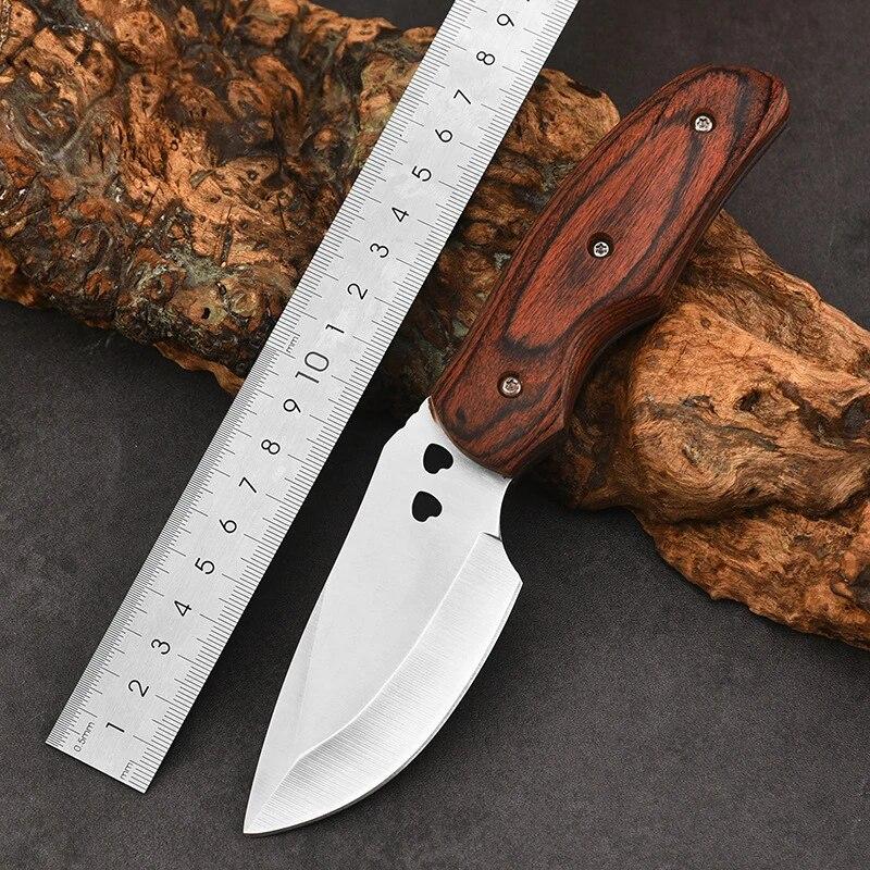 Stainless Steel Boning Knife Camping Knife Carving Knife Mongolian Hand-forged Kitchen Knife Multi-purpose Outdoor Portable with Knife Set