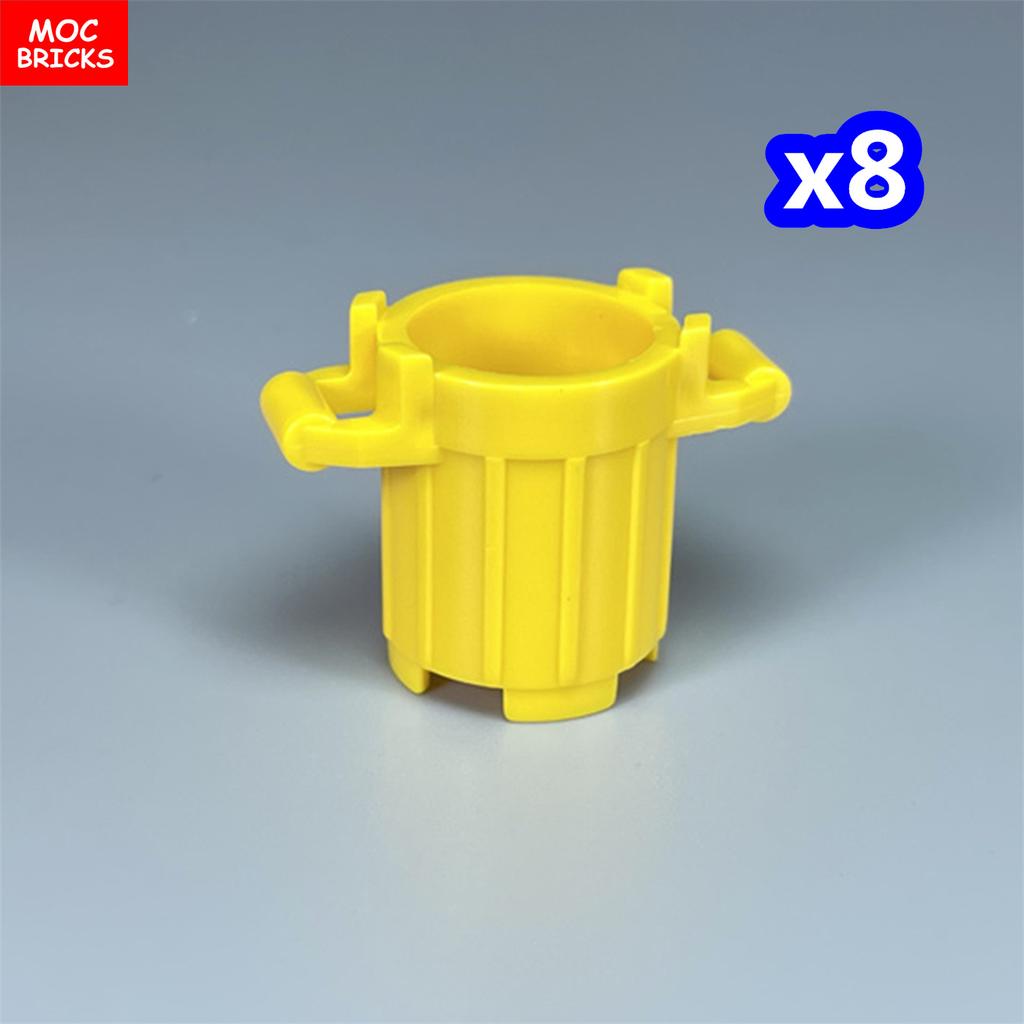 Серия контейнеров MOC Bricks Коробка для демонстрации Ведро Таз Горшок Упаковка Корзина Аксессуары Собранные Строительные Блоки Игрушки Подарок для Детей