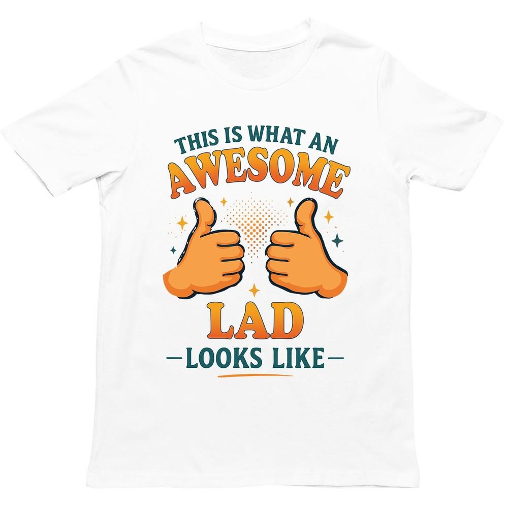 This Is What An Awesome Lad Looks Like T Shirt Gift For Unisex Unisex Kids