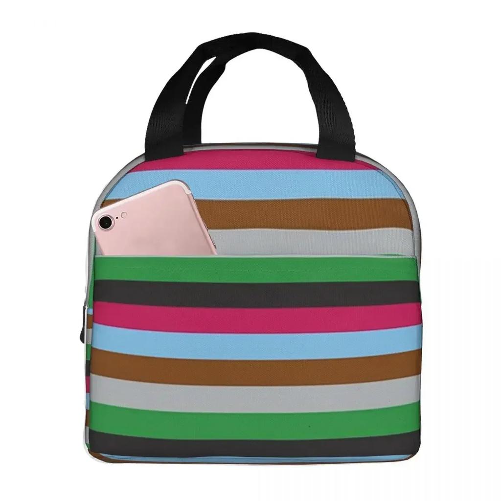 Harlequins Merch Sport Insulated Lunch Bag for Women Children Portable Food Boxes Thermal Lunch Box Tote