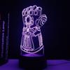 Светодиодная ночная лампа Человек-паук 3D, акриловая, USB, стерео, светодиодная настольная лампа, фантомный свет, сюрприз на день рождения, светодиодная лампа, работающая от USB и батарей
