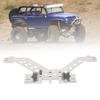 Aluminium Alloy RC Car Front Axle Reinforcement Link Rod Mount Set for Axial SCX10 PartsSilver