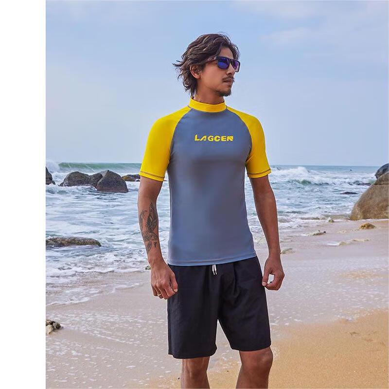 Короткий рукав Rash Guard для водных видов спорта