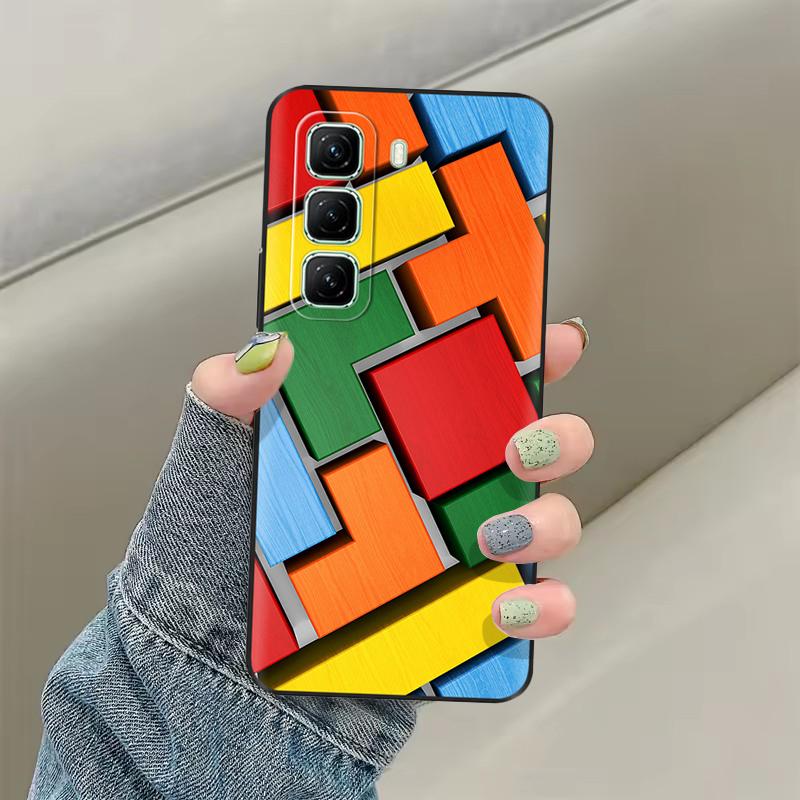 Чехол для телефона Infinix Hot 50 5G, Чехол-сердечко с цветком, Мягкий чехол из жидкого силикона для Infinix Hot 50 Pro Plus, Чехлы hot50, Защитный корпус