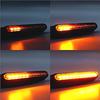 2 шт/1 шт универсальный плавный мотоцикл мотоцикл 12 светодиодный указатель поворота желтый