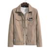 Spring and Autumn Jacket Men's Korean Edition Slim-fit Suede Jacket Men's Trend Simple Casual Lapel Tooling Clothes