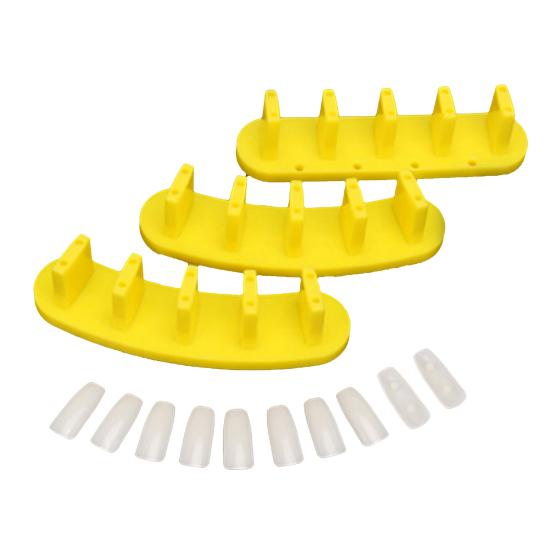 3x тренировочные рамки для акриловой основы для ногтей 10x маникюрный инструмент для накладных ногтей