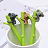 1 Piece Korean Stationery Cartoon Cute Bear Pen Advertising Gel Pen School Fashion Office Kawaii Supplies