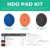 HDO Foam Polisher Buffer Pad (3 Pads 5.5") - Premium Heavy Duty Orbital Polishing