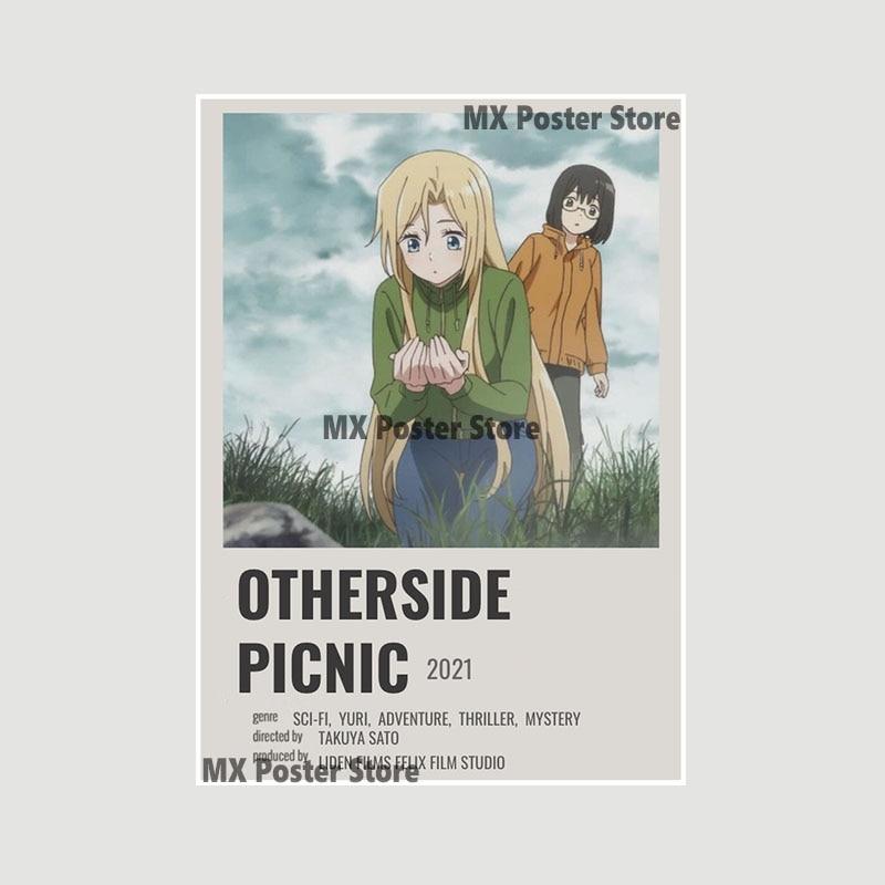 Убийца Демонов, белый бумажный плакат, классический японский аниме-сериал, художественная мультяшная живопись, наклейка для домашнего бара, художественная настенная декоративная фреска