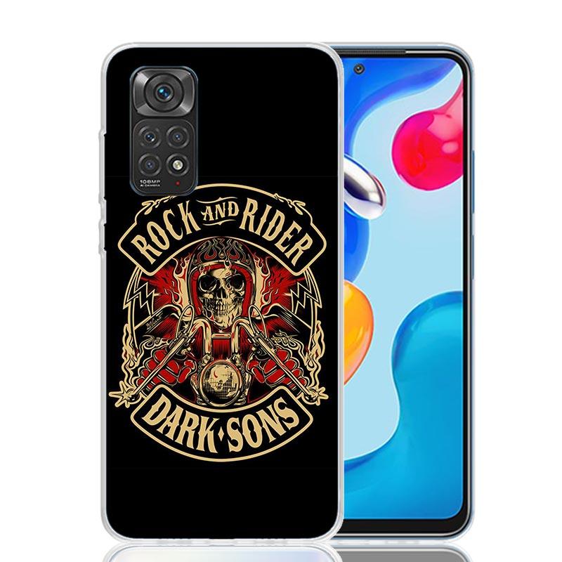 Motorcycle Gear Phone Case For Xiaomi Redmi Note 13 14 15 Pro Plus 12S 12 14S 11S 11E 10 10S 11 11T 5G 4G Cover Coque Redmi Note
