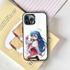 K-Konata Izumi L-Lucky S-Star Чехол для телефона iPhone 17,16,15,14,13,12,11 Plus,Pro Max,XS,Цветной Серебряный Покрытие Внутренняя Крышка