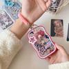 Прочный чехол-кошелек с держателем для карт, градиентный цвет, звезды, для фотокарточек айдолов, держатель для фотокарточек 3 дюйма