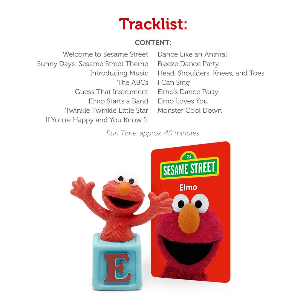 Elmo Audio Play Character Sesame Street Tony's