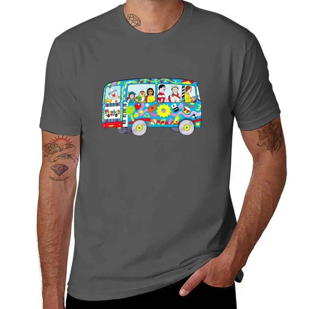 Playdays Bus Tshirt Moisture Wicking Athletic Tshirt