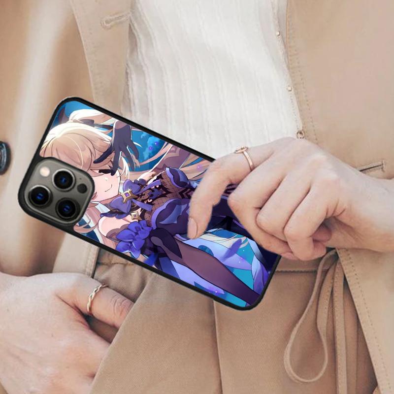 Fischl Genshin Impact Магнитный чехол для телефона ДЛЯ APPLE iPhone 17 Air 16 14 13 12 Pro Max 15 Plus Беспроводная зарядка С крышкой MagSafe